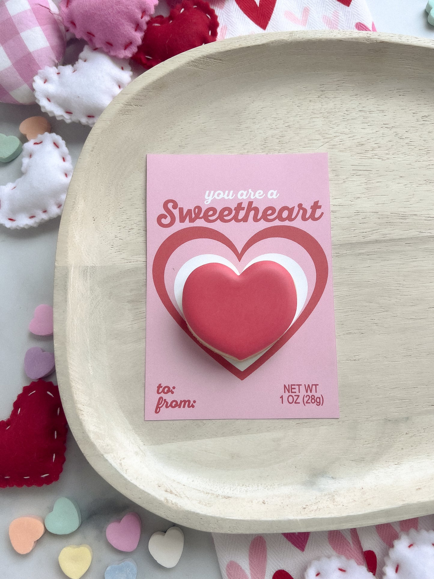 Sweethearts Cookie card