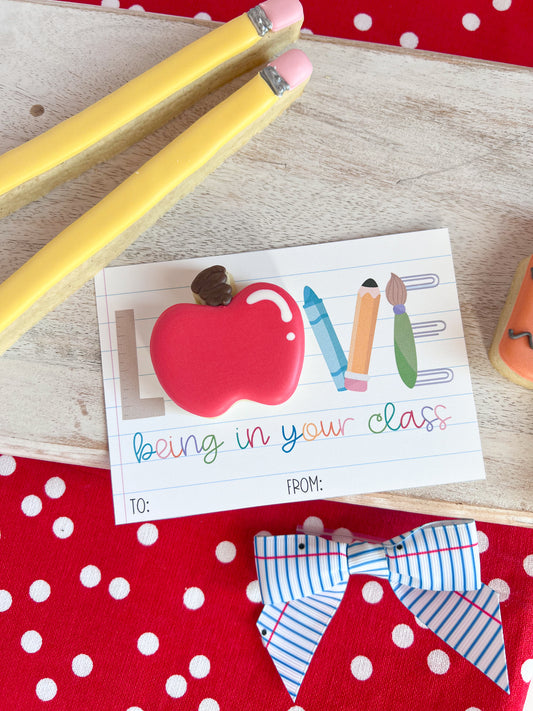 Teacher Cookie Card