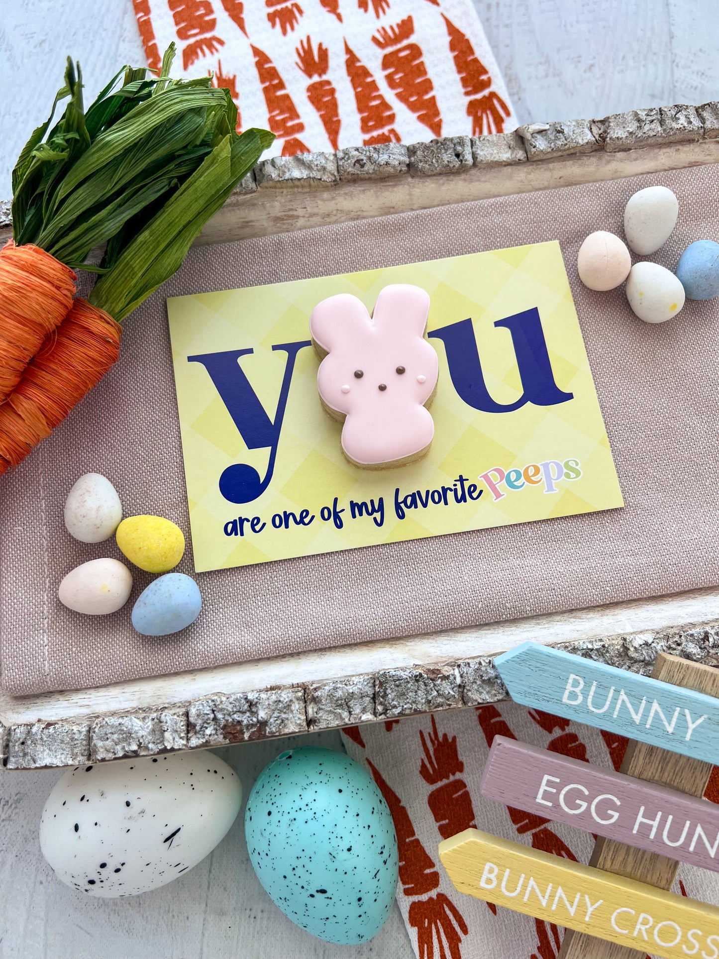 Peeps Cookie Card